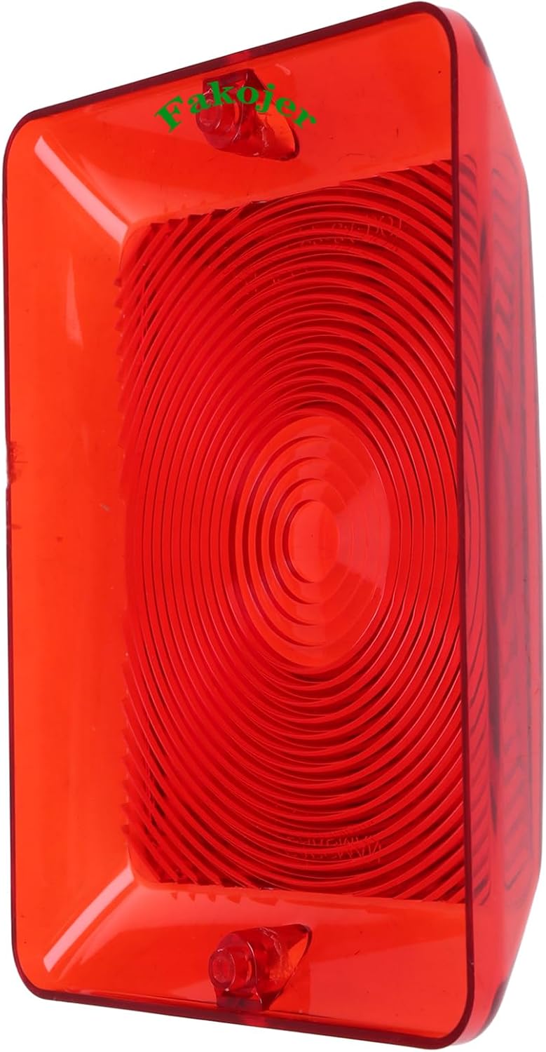 Fakojer Red Lens 3484010 34-84-010 Compatible with Bargman 84 85 86 Series Tail Light for RV Camper - Image 3